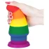 Lovetoy Prider - plug anale dilatatore - 15cm - arcobaleno