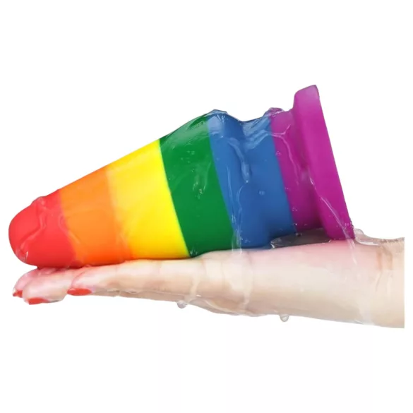 Lovetoy Prider - plug anale dilatatore - 15cm - arcobaleno