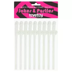 Lovetoy - cannuccia pene luminosa - bianco