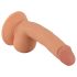 Mr. Rude - Dildo realistico 18cm con ventosa e testicoli (naturale)