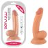 Mr. Rude - Dildo realistico 18cm con ventosa e testicoli (naturale)