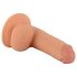 Mr. Rude - Dildo realistico 18cm con ventosa e testicoli (naturale)