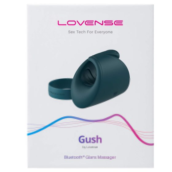 LOVENSE Gush - Massaggiatore vibrante intelligente per pene (grigio)