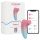 LOVENSE Tenera 2 - stimolatore smart per clitoride (blu-rosa)