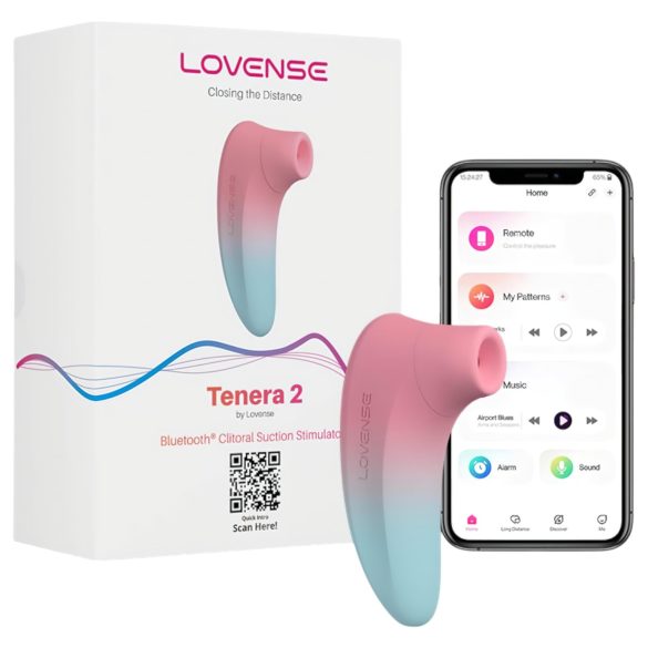 LOVENSE Tenera 2 - stimolatore smart per clitoride (blu-rosa)