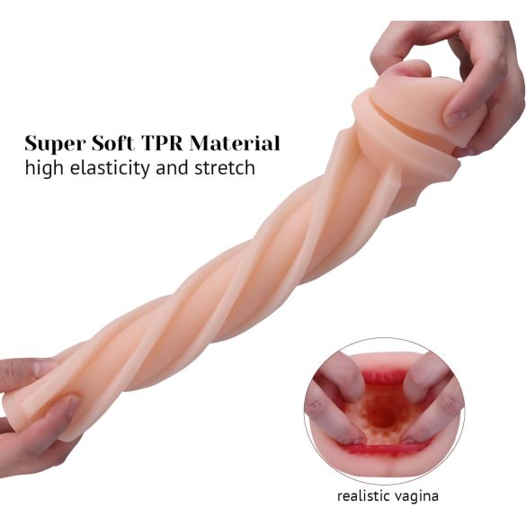 Tracy's Dog - masturbatore realistico anale uomo - silicone nero naturale