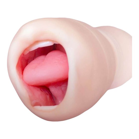 Coppa di Tracy's Dog - Masturbatore realistico con bocca e denti (color carne)