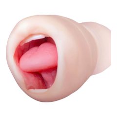   Coppa di Tracy's Dog - Masturbatore realistico con bocca e denti (color carne)