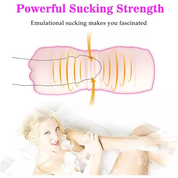 Tracy's Dog - masturbatore bocca realistica con denti - materiale naturale