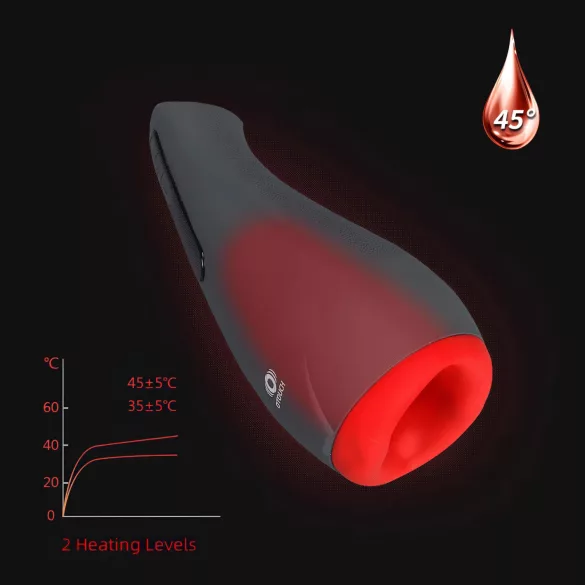 OTOUCH Airturn 2 - masturbatore a succhio ricaricabile - nero