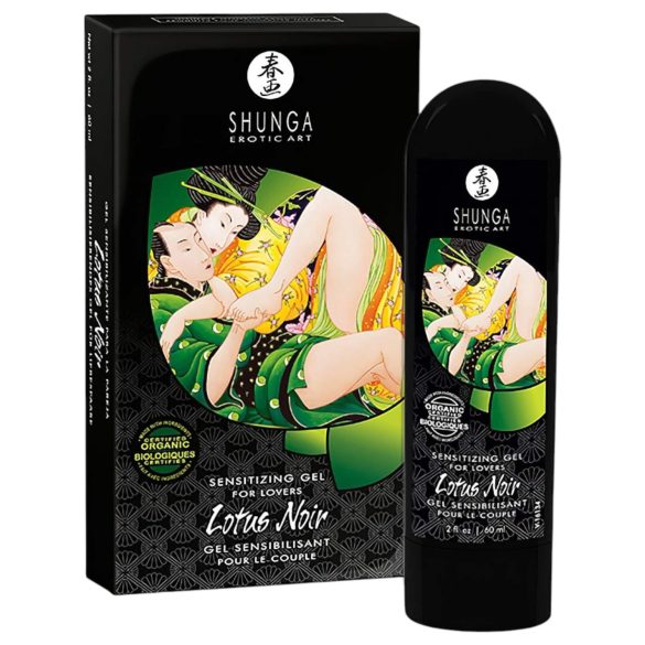 Shunga Lotus Nero - gel stimolante unisex (60ml)