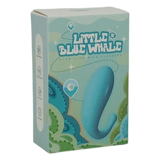 Balena Adorabile - Vibro Uovo Ricaricabile Intelligente (Blu)