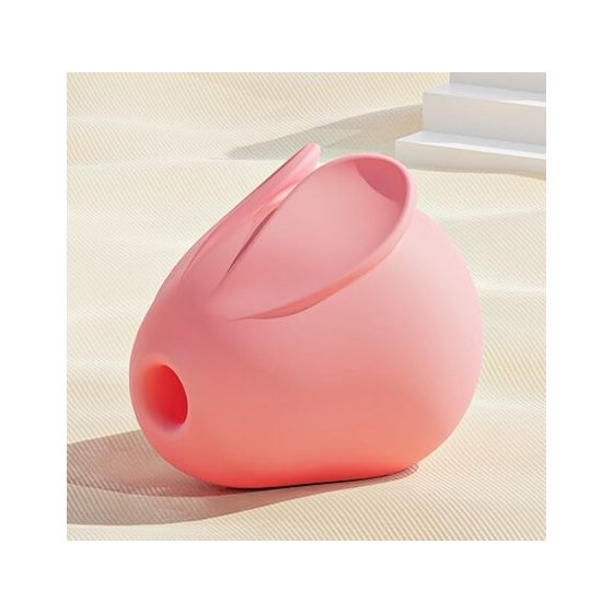 Coniglietto Leopard - vibratore per clitoride ricaricabile con aspirazione e vibrazione (rosa)