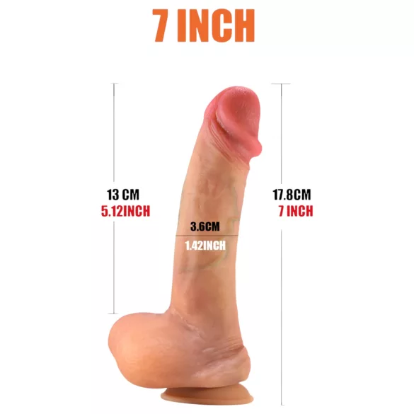 FeelSkin - dildo realistico ultra realistico - color carne 17,8 cm