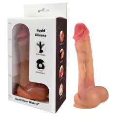   FeelSkin - dildo con testicoli ultra realistico - color carne (21 cm)