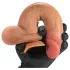 FeelSkin - dildo con testicoli ultra realistico (color carne, 17 cm)
