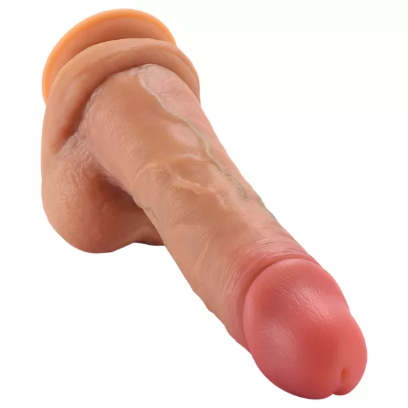 FeelSkin - dildo con testicoli ultra realistico (color carne, 22 cm)