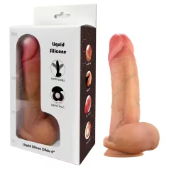   FeelSkin - dildo con testicoli ultra realistico (color carne, 12,5 cm)