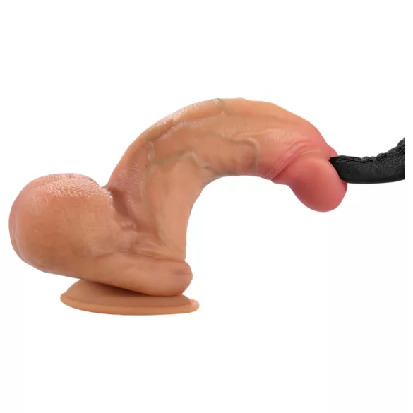 FeelSkin - dildo con testicoli ultra realistico (color carne, 12,5 cm)