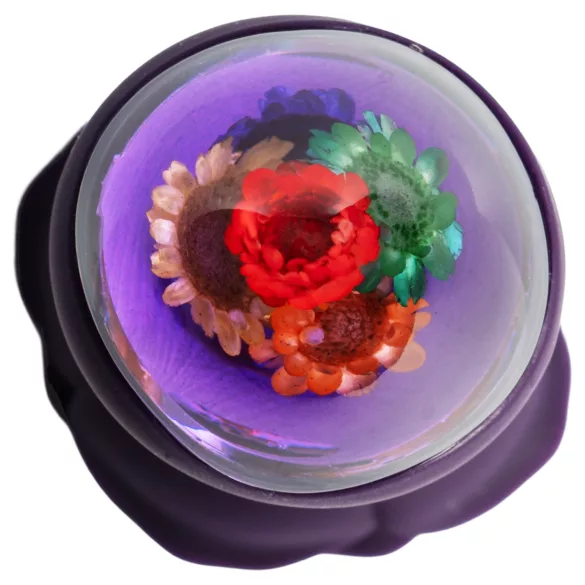 LOVISS Flower - vibratore anale con telecomando (viola)