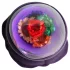 LOVISS Flower - vibratore anale con telecomando (viola)