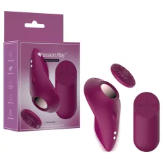   Passion Play - vibratore da slip magnetico con telecomando (bordeaux)