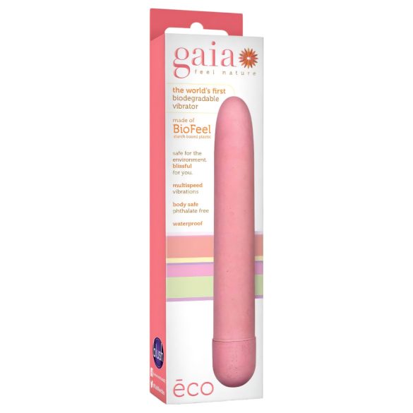 Gaia Eco L - Vibratore Ecologico (Rosa) - Grande