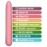 Gaia Eco L - vibratore ecologico classico - silicone rosa - grande