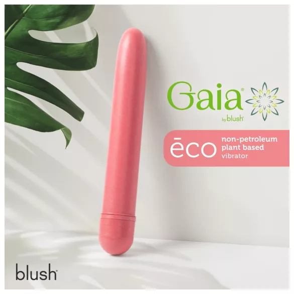 Gaia Eco L - vibratore ecologico classico - silicone rosa - grande