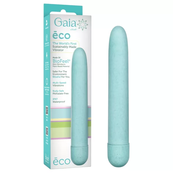 Gaia Eco L - vibratore a bacchetta ecologico (blu) - grande