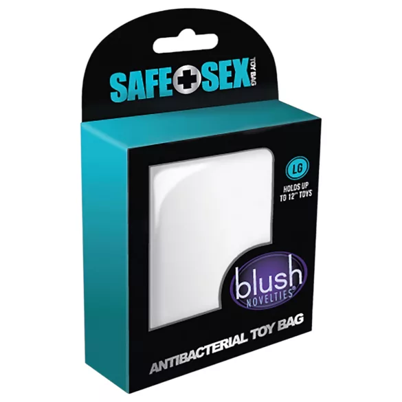 Safe Sex - custodia antibatterica discreta - bianco L