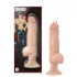 Blush Bad Boy - vibratore con piercing - 33cm - colore naturale