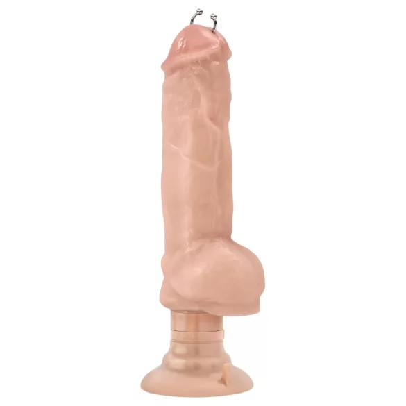Blush Bad Boy - vibratore con piercing - 33cm - colore naturale
