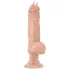 Blush Bad Boy - vibratore con piercing - 33cm - colore naturale