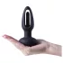 Honey Play Box Snuggy - vibratore anale con lingua - silicone nero
