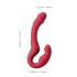 Honey Play Box Harmony Duo - vibratore strap-on con lingua - silicone rosso