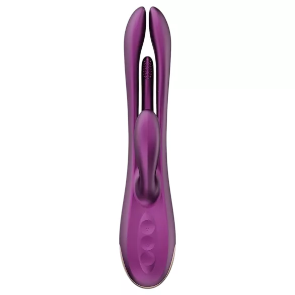 Honey Play Box Terri - vibratore con braccio clitorideo controllato tramite app (viola)