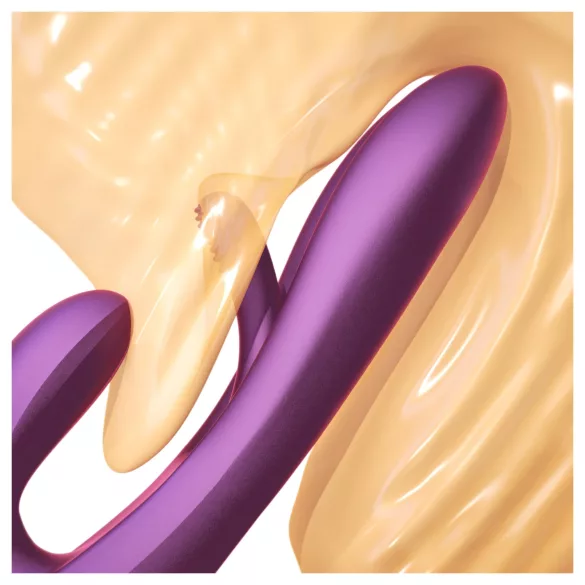 Honey Play Box Terri - vibratore con braccio clitorideo controllato tramite app (viola)
