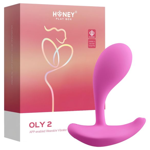 Honey Play Box Oly 2 - vibratore punto G e clitoride - silicone rosa