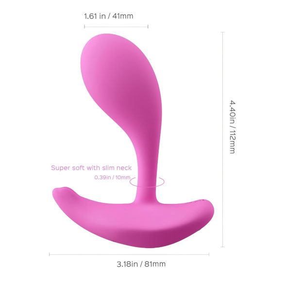 Honey Play Box Oly 2 - vibratore punto G e clitoride - silicone rosa