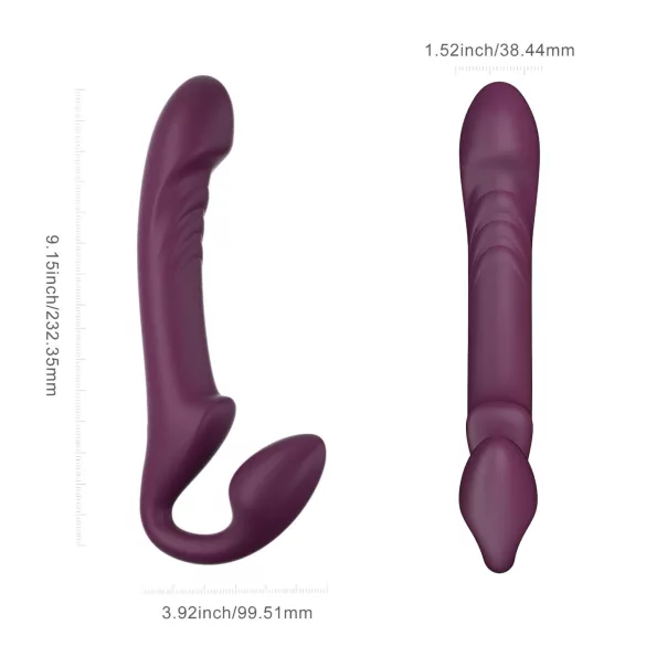 Honey Play Box Bliss - vibratore indossabile con perle rotanti - viola