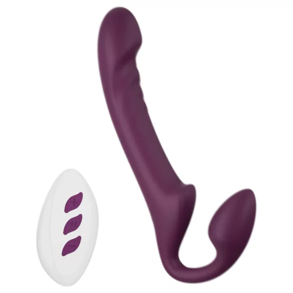 Honey Play Box Bliss - vibratore indossabile con perle rotanti - viola