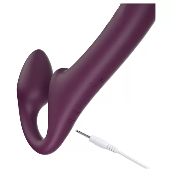 Honey Play Box Bliss - vibratore indossabile con perle rotanti - viola