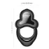 Honey Play Box Anello - anello vibrante per pene e testicoli a controllo tramite app, per uomini (nero)