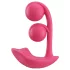 Honey Play Box Melody - vibratore 2in1 smart con perle - silicone rosso