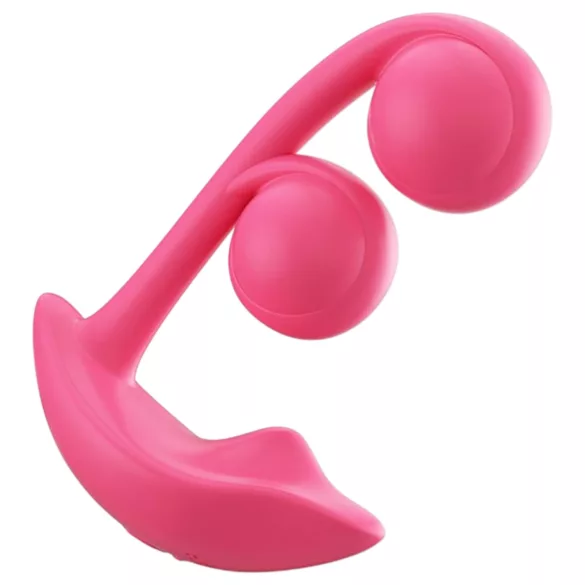 Honey Play Box Melody - vibratore 2in1 smart con perle - silicone rosso