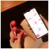 Honey Play Box Melody - vibratore 2in1 smart con perle - silicone rosso