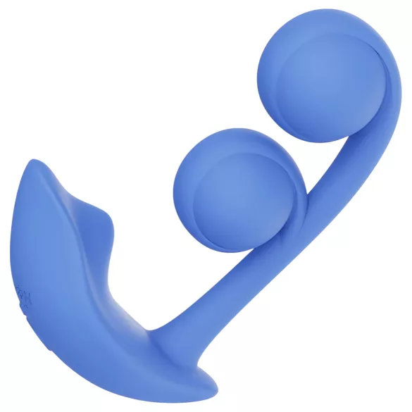 Honey Play Box Melody - vibratore smart 2in1 con perle - silicone blu