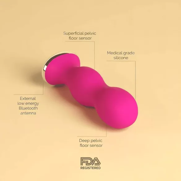 Perifit - geisha intelligente ricaricabile - rosa