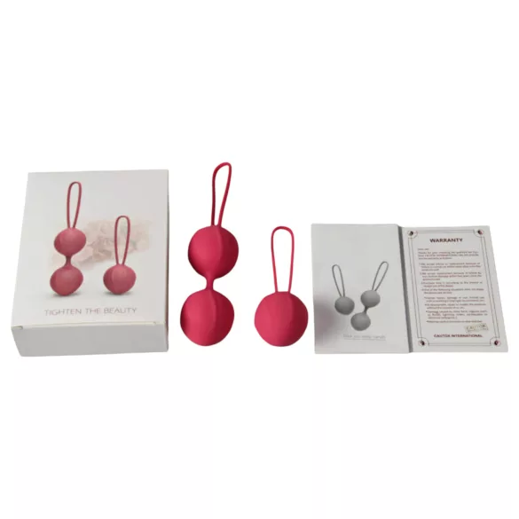 Cotoxo Cherry - set di palline vaginali 2 pezzi - rosso
